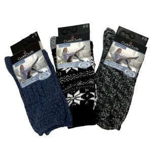 3 pairs Cuddl Dud socks